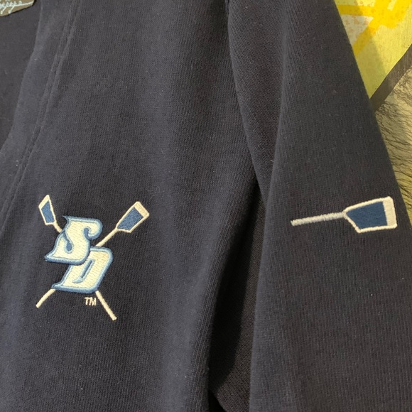 Vintage U of San Diego Crew Logo Team Cardigan L - Picture 3 of 7